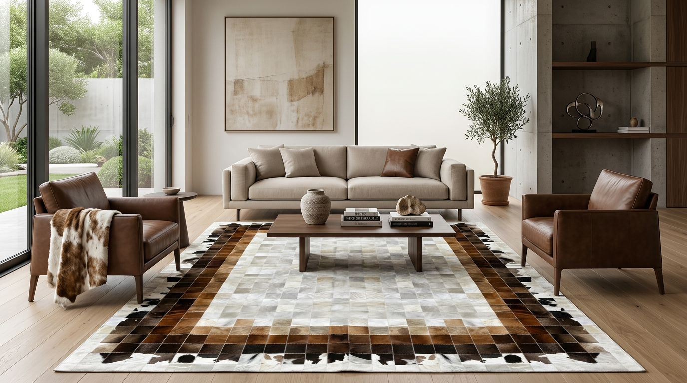 How to Choose the Perfect Cowhide Rug Size for Every Room?